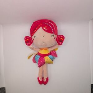 ADORA Plush Doll with Red and Pink Accents